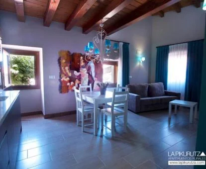 Uno de los apartamentos de este acogedor complejo rural.