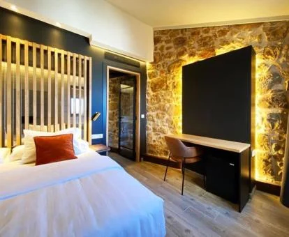 Una de las preciosas habitaciones de este hotel solo para adultos.