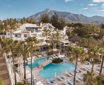 Vista aérea de este espectacular resort ideal para escapadas en pareja.