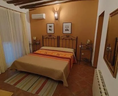 Una de las cómodas habitaciones de este coqueto hotel boutique.