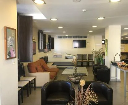 Espacios de uso compartido de este acogedor hotel boutique.