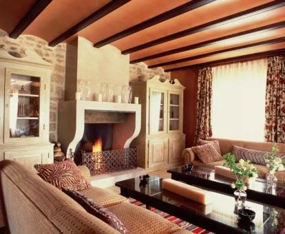 Acogedor espacio de uso compartido de este hotel boutique.