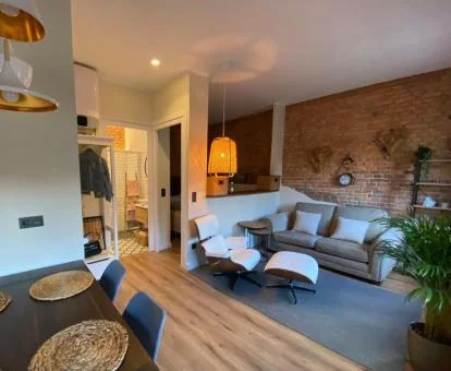 Interior de uno de los preciosos apartamentos del establecimiento.