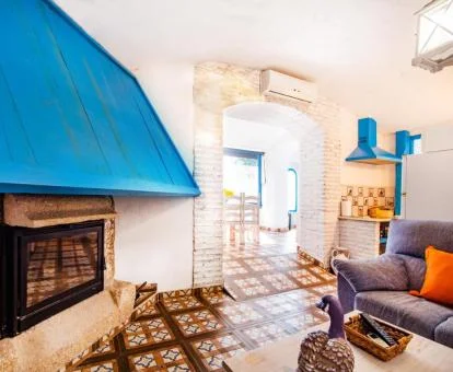 Interior de esta hermosa casa rural independiente.