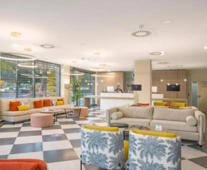 Espacios de uso compartido de este coqueto hotel boutique.