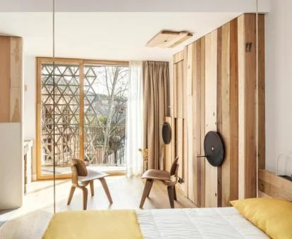 Una de las hermosas habitaciones dobles de este coqueto hotel boutique.