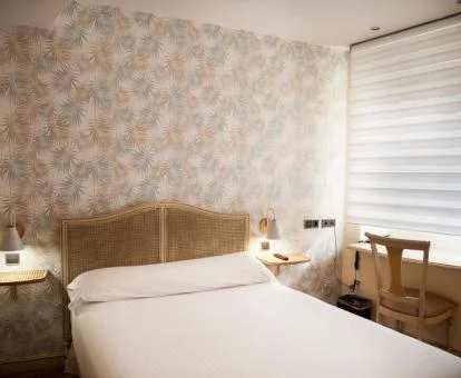 Una de las coquetas habitaciones dobles del hotel.