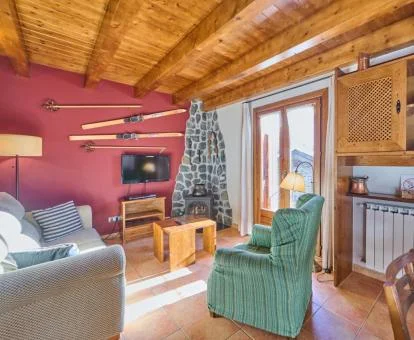 Interior de uno de los preciosos apartamentos de este complejo rural.