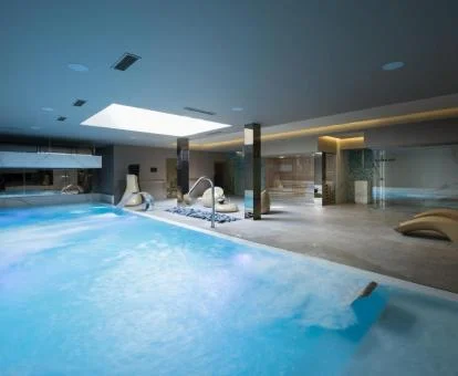 Fabulosa zona de bienestar de este hotel con encanto.