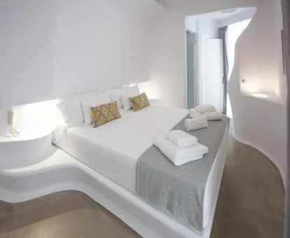 Una de las luminosas habitaciones de este hotel boutique.