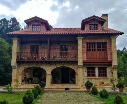 Hermoso edificio de estilo tradicional de este hotel boutique.
