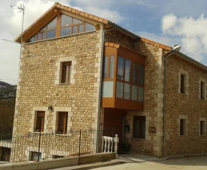 Edificio de este hotel rural en un entorno tranquilo para explorar.