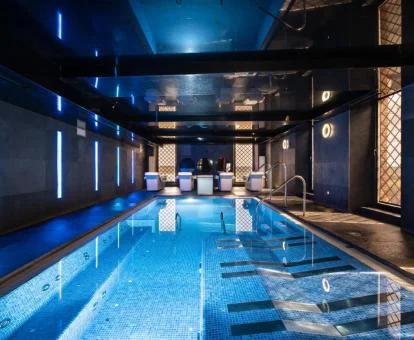 Instalaciones de bienestar de este hotel romántico.