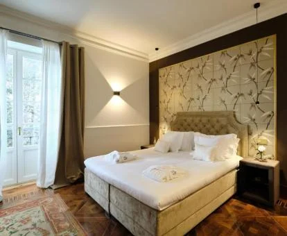 Una de las elegantes habitaciones de este fabuloso hotel boutique.